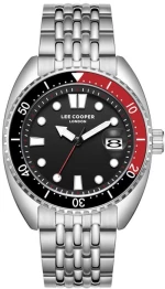 Ανδρικό ρολόι LEE COOPER LC07997.350 με  ασημί μεταλλικό μπρασελέ