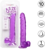 CALEX SIZE QUEEN DILDO - PURPLE 25.5 CM