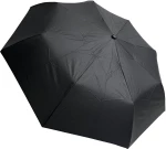 Ομπρέλα βροχής unisex σπαστή 3s απλή R53cm polyester μαύρη KEVIN WEST 1462