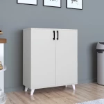 Παπουτσοθήκη Lilly χρώμα λευκό 72x32,5x88εκ.