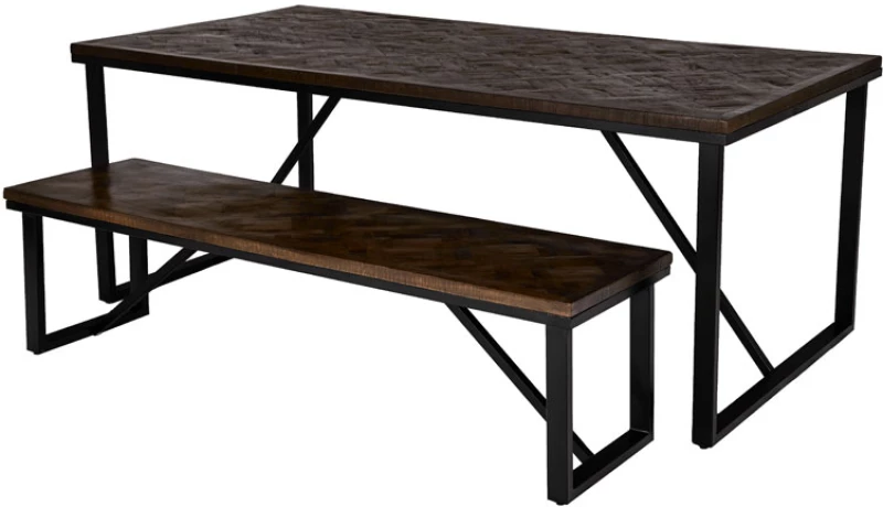 MAIANDROS ΠΑΓΚΑΚΙ ΚΑΦΕ ΣΚΟΥΡΟ 170x45x45