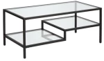 STEP COFFEE TABLE ΜΑΥΡΟ 110x50x42cm
