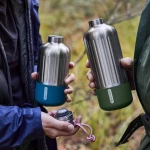 Black + Blum Θερμός Ανοξείδωτος Travel Bottle Orange 650ml