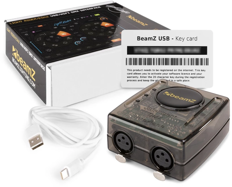 BeamZPro WiFi-USB DMX INTERFACE with LIGHT RIDER - WiFi-USB ελεγκτής συσκευών DMX με PC ή tablet