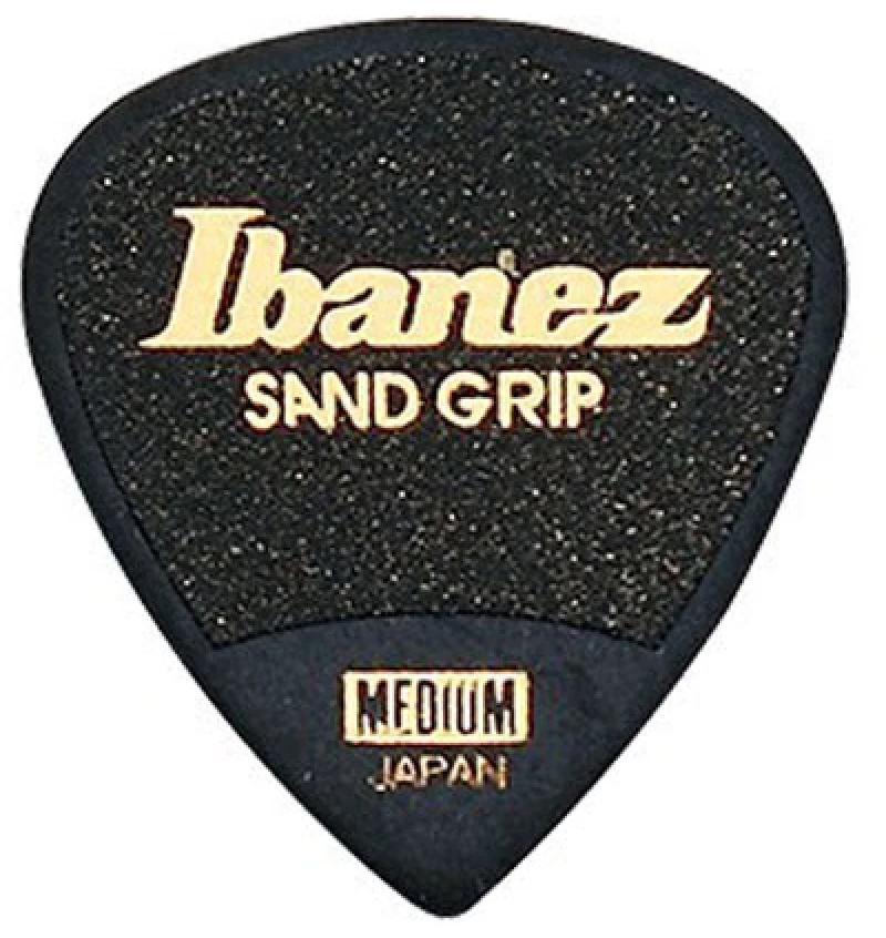 Ibanez PA16MSG-BK Sand Grip Black - Πένα Short Teardrop 0.8mm