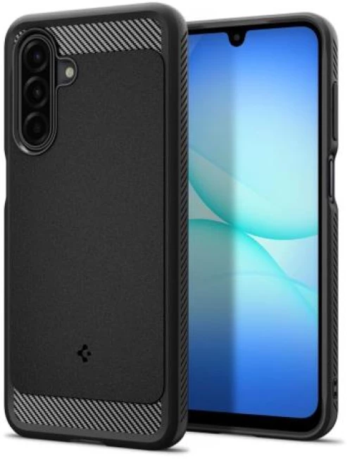 Θήκη Soft TPU Spigen Rugged Armor Samsung A175 Galaxy A17 4G/ A176 Galaxy A17 5G Μαύρο