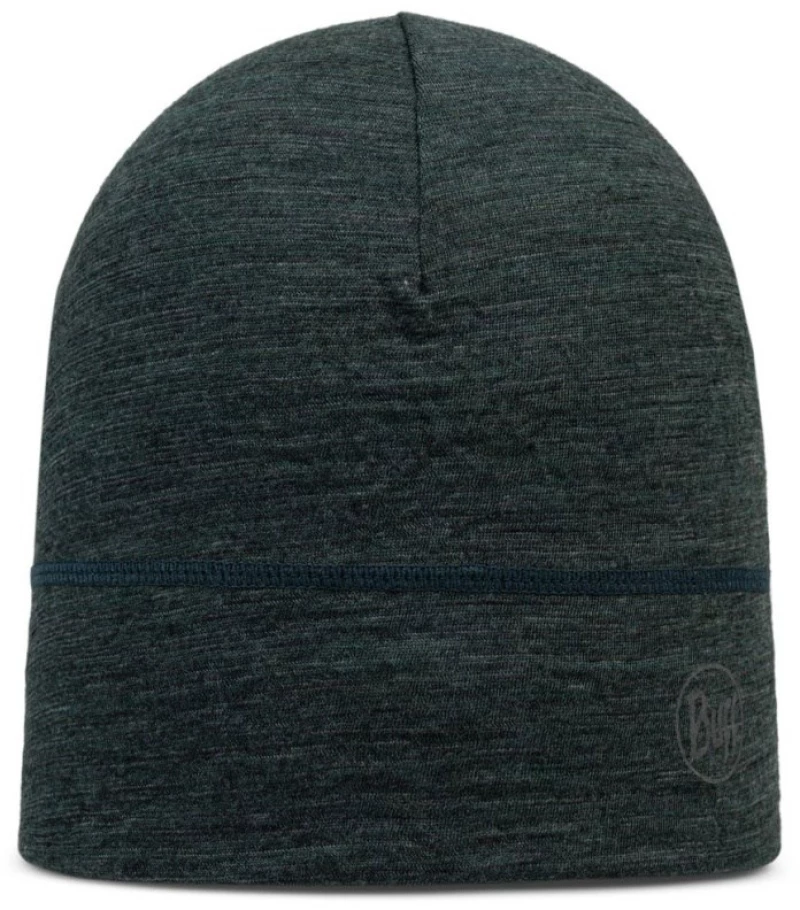 Buff Lightweight Merino Wool Beanie Hat Green