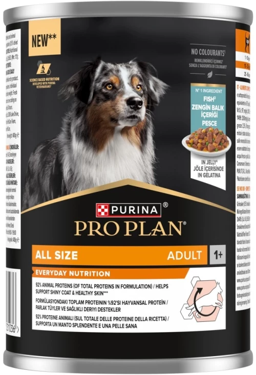PURINA Pro Plan Everyday nutrition All size Adult Fish in jelly - wet dog food - 400g