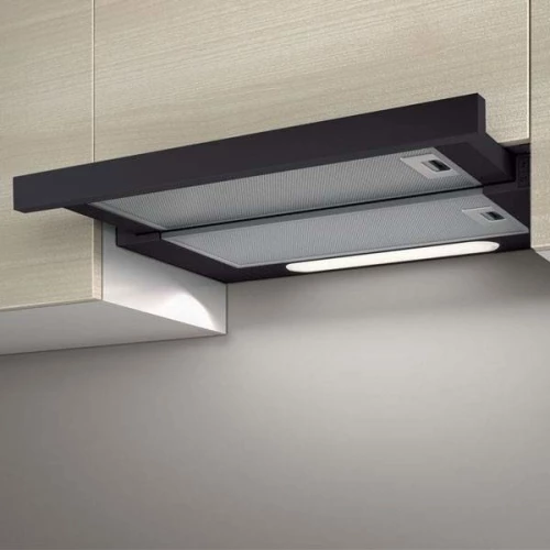 Elica ELITE 14 LUX BL/A/50 Built-under Black 650 m /h