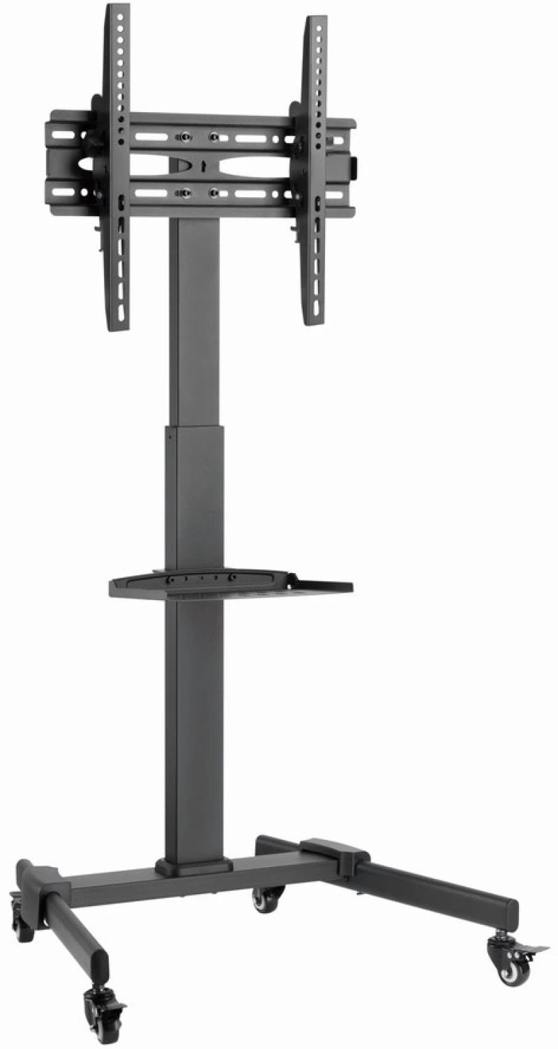 Gembird TVS-55T-01 TV floor stand with caster wheels (tilt), 32" - 55", black