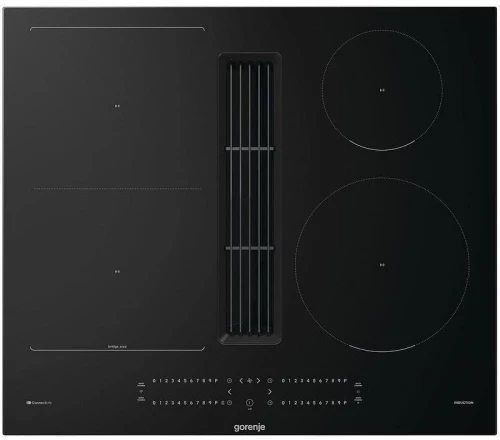 Gorenje GEH6432BSCWF Αυτόνομη Επαγωγική Εστία, με Μηχανισμό Απορρόφησης , Π60xB52εκ , Α+++ , Μαύρη