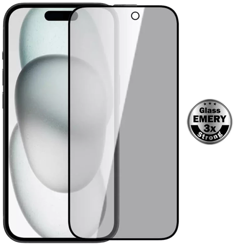 POWERTECH tempered glass Emery Private 5D TGC-0798 για iPhone 17, full glue