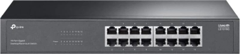 TP-LINK LS1016G Litewave 16 Unmanaged L2 Switch με 16 Θύρες Gigabit (1Gbps) Ethernet και 16 SFP Θύρες
