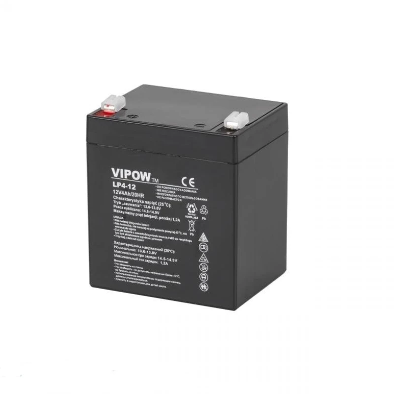 Vipow BAT0210 Μπαταρία Μολύβδου GEL 12V 4Ah 90x70x102(106)mm