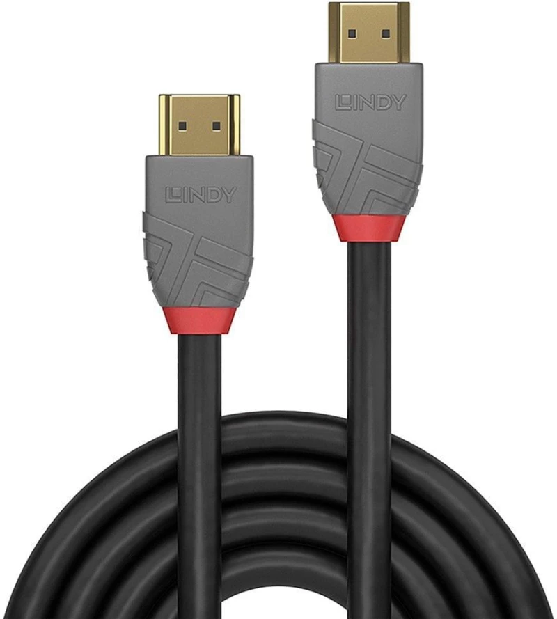 Lindy LY-36963 Cable HDMI male - HDMI male 2m Μαύρο