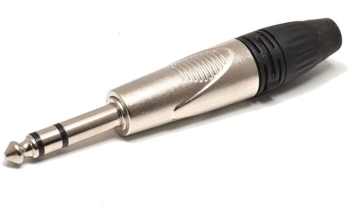 Onsei ON-J72 - Αρσενικό μεταλλικό βύσμα Jack 6,3mm TRS