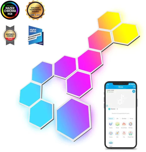 Govee Glide Hexa Light Panels H6061 - LED φωτισμός τοίχου