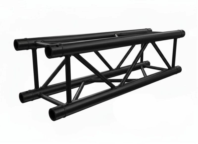 FOS Truss FT34-50 Black - Τετράγωνη τράσα αλουμινίου 50 cm, μαύρη