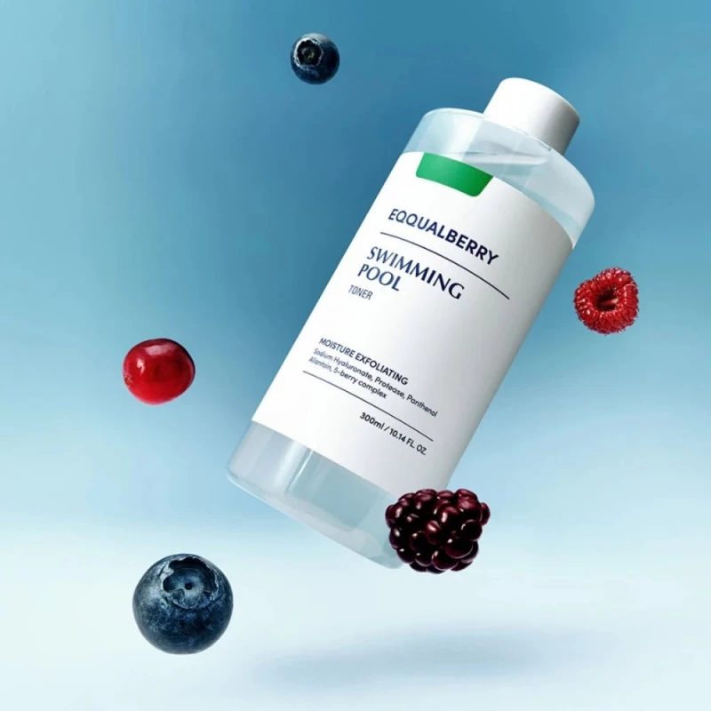 Eqqualberry Swimming Pool Toner – Απαλό Τόνερ Απολέπισης 300ml