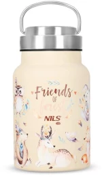 NC3806 WATER BOTTLE 520ML STEEL FOREST NILS CAMP - 15-02-114