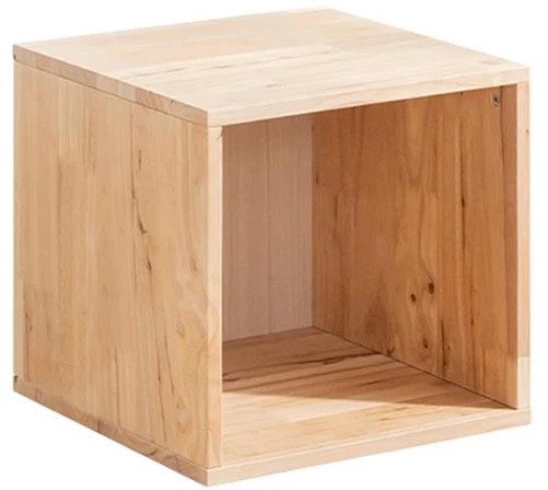Ξύλινο κουτί τετράγωνο ανοιχτό Nextdeco Natural Υ39x40x40εκ. -  11739