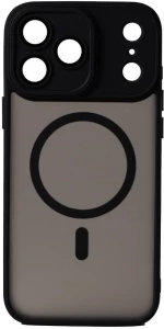 Hybrid Θήκη Σιλικόνης Με Magsafe & Metal Camera Lens Protection iPhone 17 Pro Max Μαύρο