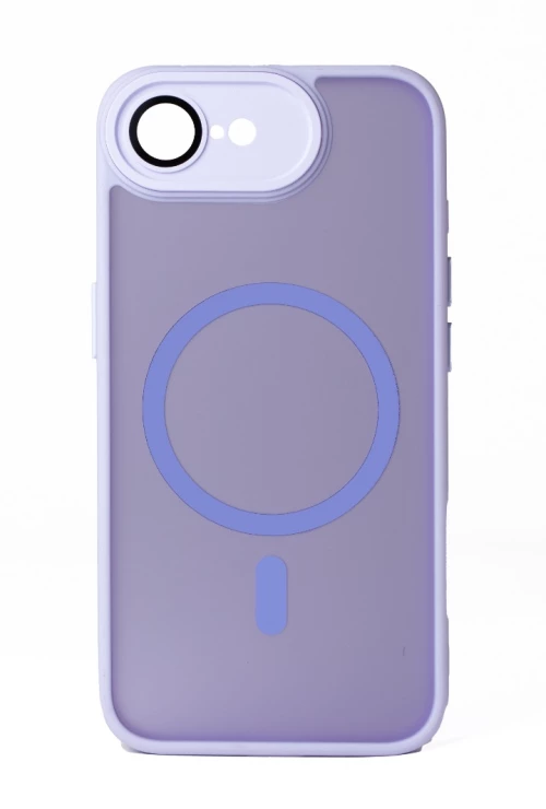 Hybrid Θήκη Σιλικόνης Με Magsafe & Metal Camera Lens Protection iPhone 16e Λιλά