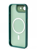 Hybrid Θήκη Σιλικόνης Με Magsafe & Metal Camera Lens Protection iPhone 16e Πράσινο