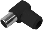Γωνιακό Φις RF Αρσενικό 9.5mm Μαύρο