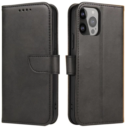 Magnet Case with flap and wallet for Oppo A98 5G - black
