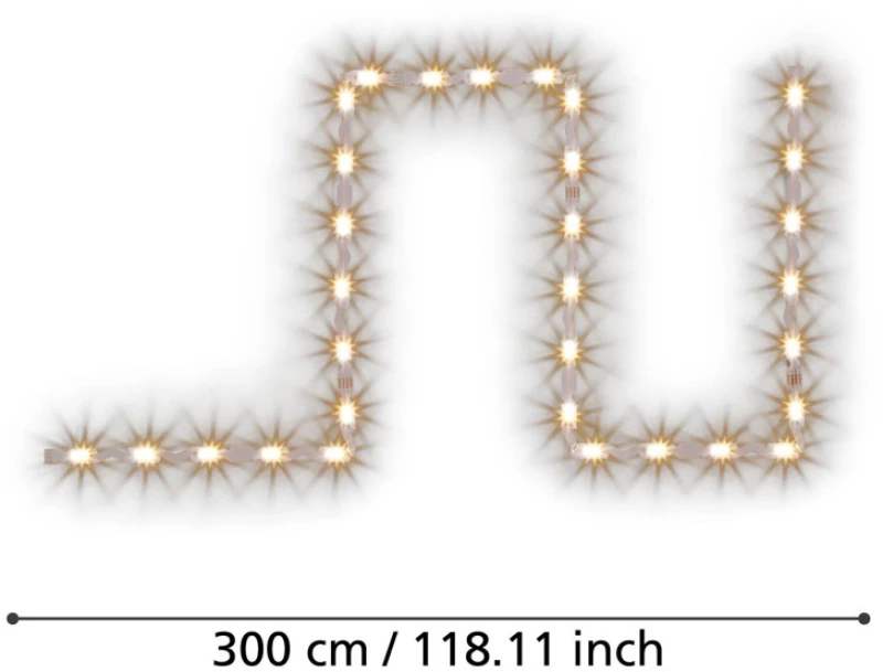 EGLO - Stripes-Z light strip white L300 - TW - Zigbee, Bluetooth / Electronics
