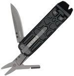 Gerber Multi-Tool with 7 Functions, Knife with Smooth Blade and Belt Clip, Lockdown Slim Pry, Cast Iron / Sport and Outdoor