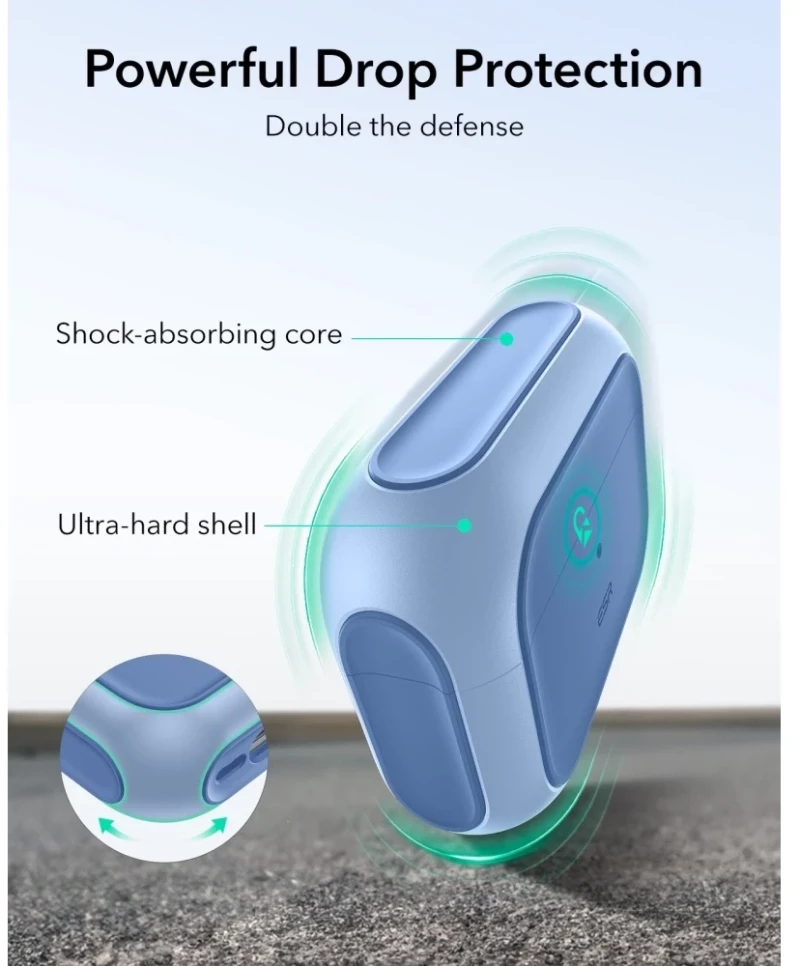 ESR Orbit Halolock MagSafe case for AirPods Pro - blue