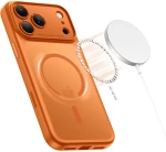 Tech-Protect Magpeak Magsafe CC Case for iPhone 17 Pro Max - Matte Orange