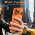 Tech-Protect Magpeak Magsafe CC Case for iPhone 17 Pro Max - Matte Orange