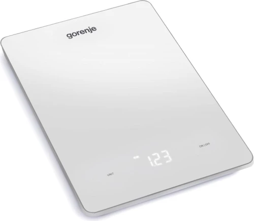 Gorenje KT10LBW White Countertop Rectangle Electronic kitchen scale