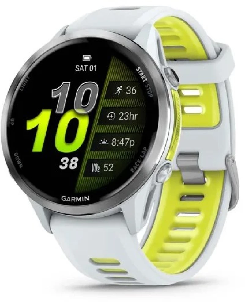 Garmin Forerunner 970 3.56 cm (1.4") AMOLED Digital 454 x 454 pixels Touchscreen White Wi-Fi GPS (satellite)