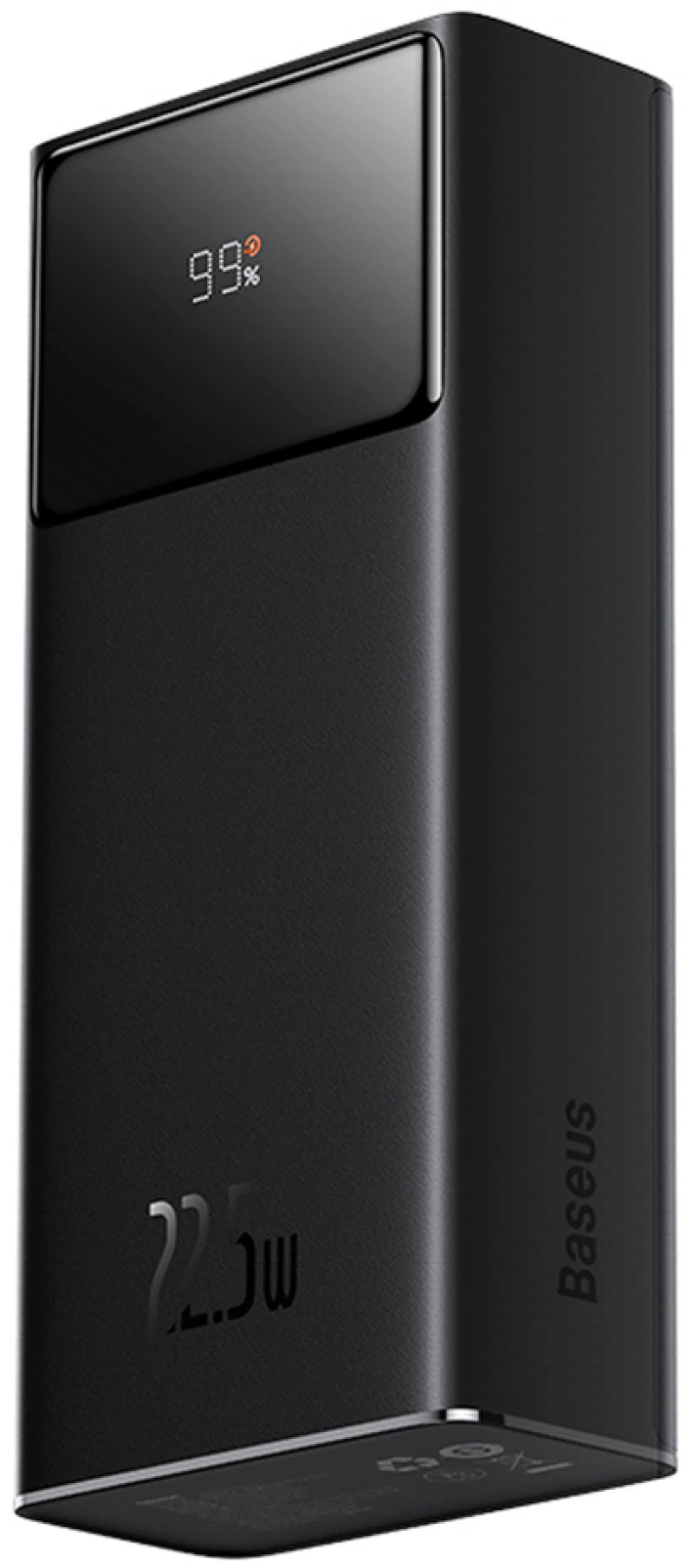 Baseus EnerFill FP41 30000mAh 22.5W Power Bank with Baseus Simple USB-A - USB-C 3A 30cm Cable - Black