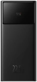 Baseus EnerFill FP41 30000mAh 22.5W Power Bank with Baseus Simple USB-A - USB-C 3A 30cm Cable - Black