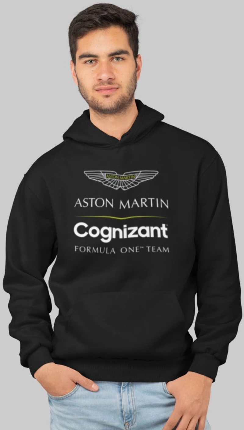 Aston Martin F1 Φούτερ με Κουκούλα (Replica) - WHITE