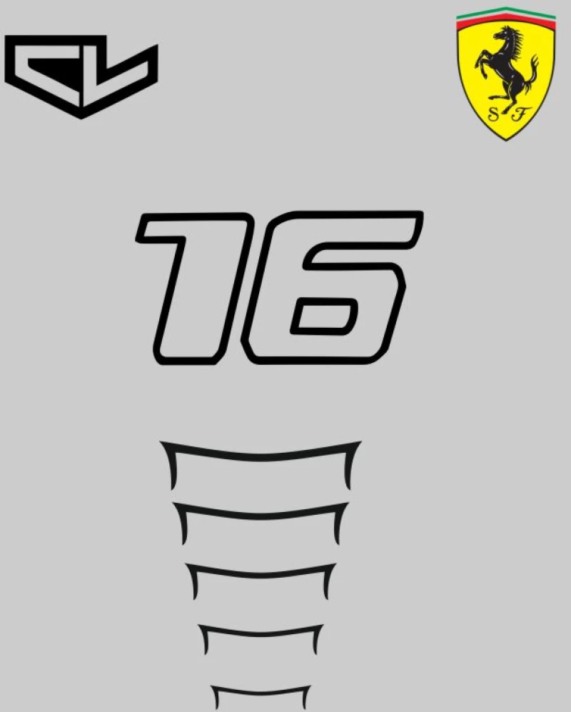 Charles Leclerc F1 Καπέλο - Black