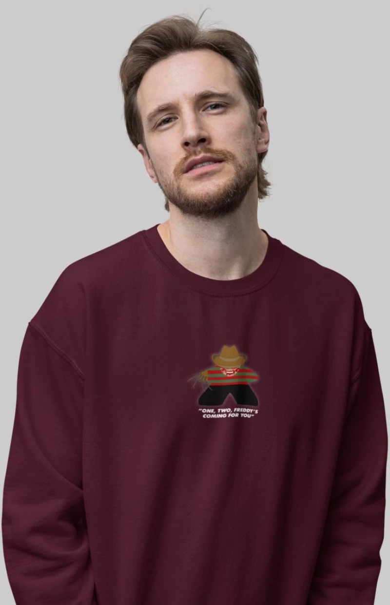 Freddy Krueger Meeple Φούτερ - WHITE
