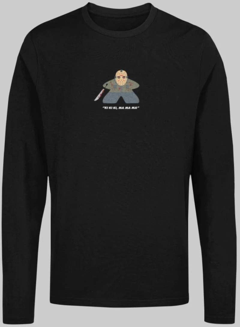 Jason Voorhees Meeple Μακρυμάνικο T-Shirt - WHITE