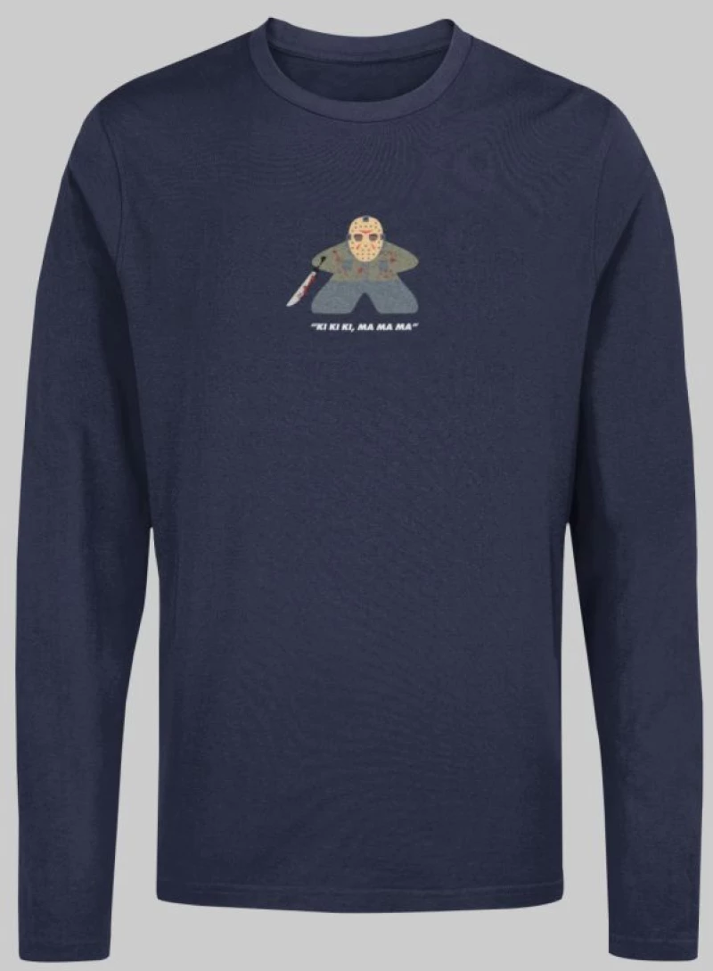 Jason Voorhees Meeple Μακρυμάνικο T-Shirt - WHITE