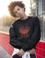 Stranger Things Night Riders Φούτερ - BLACK