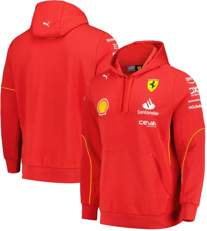 Hooded Sweatshirt Puma Scuderia Ferrari Team - RED