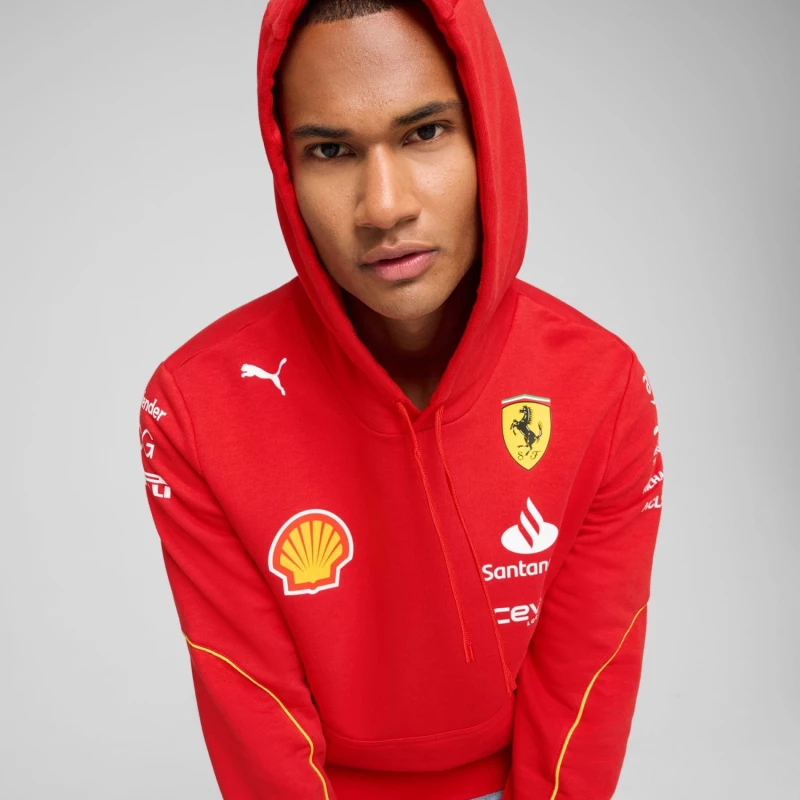 Hooded Sweatshirt Puma Scuderia Ferrari Team - RED