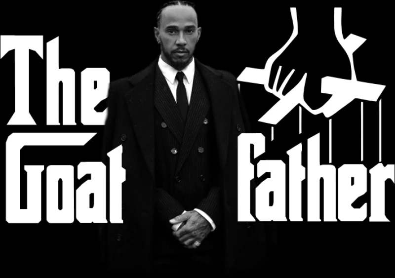 Lewis Hamilton the Goatfather Φούτερ - BLACK