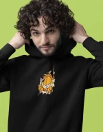 Garfield Φούτερ με Κουκούλα - WHITE