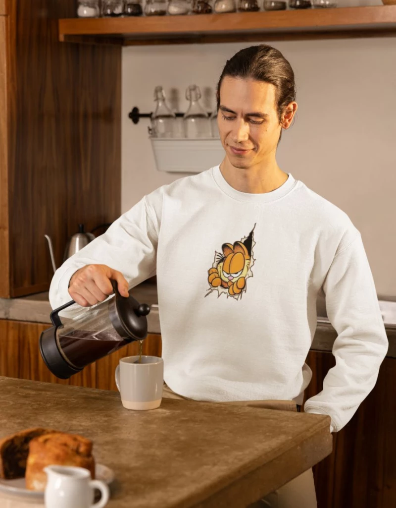 Garfield Φούτερ - WHITE